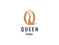 Queen mark logo boutique dress queen q