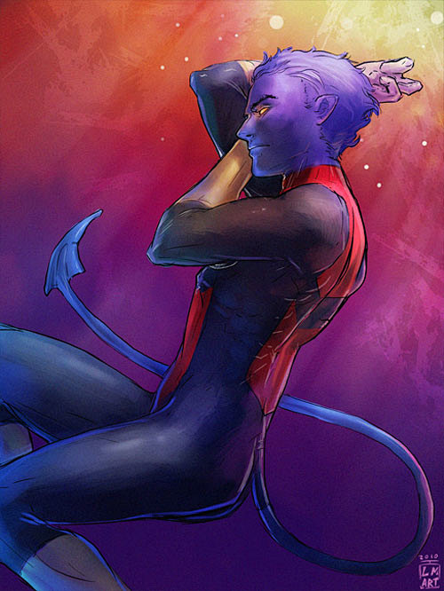 x战警人物插画nightcrawler夜行者6