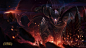 Dragon Slayer Pantheon, Alex Flores : Splash art for League of Legends - Riot Games