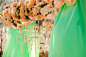 薄荷绿色与淡粉色的甜蜜结合，公主梦的新娘会喜欢这样的户外草坪婚礼。