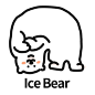 今天是一个长到放不下的百吉熊 : 冷知识：成年北极熊熊可以有3米高 ：北极有点冷（300cm） #手绘头像  #动物园里的他们