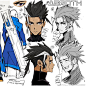 [会员][projectdivider(Mitch & Kyle Lucas)]散图包[259P] : 日本兄弟画师Mitch 与 Kyle Lucas的INS图片包，截止到20200729，无删减，大量的男性角色设定草图线稿，适合临摹练习。