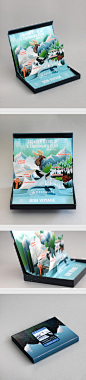 ALASKA : Pop-Up Card on Behance