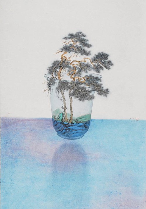 有点殷杰从lee5166转采于2018-11-16 13:33:57创意山水画素材-中国风