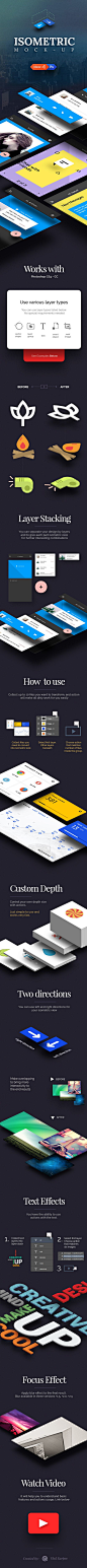 Isometric Mock-UP Photoshop  Actions  • Only available here ➝ http://graphicriver.net/item/isometric-mockup-actions/4711538?ref=pxcr