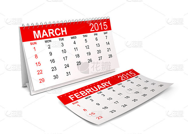 2015年日历。3月