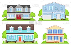 建筑外部,外立面,住房,传统,景观设计,砖,现代,窗户,屋顶,建造