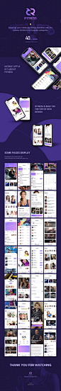 iFITNESS UI Kit For sketch 