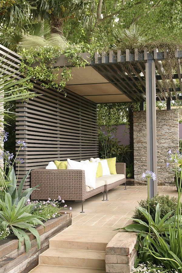 Pergola and patio