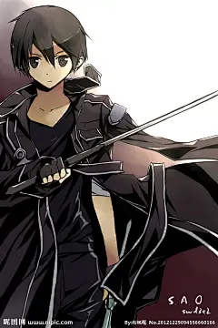 刀剑神域 刀剑神域壁纸 刀剑神域桐人 桐谷和人