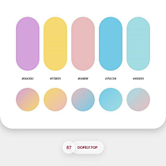 渊子y采集到配色/色彩/渐变