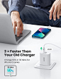 Amazon.com: UGREEN USB C Charger 40W PD Fast Charger, 2-Port 20W USB-C Power Adapter Foldable Plug Compatible for iPhone 13/13 Mini/13 Pro Max, iPhone SE/12 Pro Max XR, iPad Mini/Pro, Galaxy S20/S10/Note20 : Cell Phones & Accessories