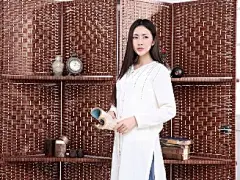 古色古香白衣美女