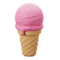 冰淇淋 3D 插图