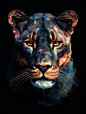 polygonal panther
