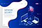 Isometric Protection network security and safe you