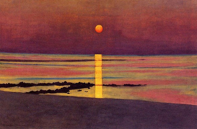 黄昏落日 Felix Vallotton...