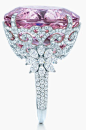 Tiffany - Kunzite and Diamond ring. Wow.