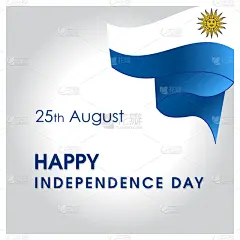 乌拉圭,贺卡,美国国庆日,白色,分离着色,矢量,白昼,设计,自立,庆祝