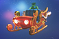 Santa sleigh, Vladimir Tikhanov : The model was created for mobile game