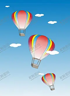 气球素材 【酷图网】素材,气球,矢量图,手绘,卡通