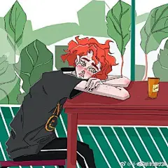 安于命运，顺势生长，才是生命的根本。
——《向一棵树鞠躬》      
来自俄罗斯的插画师ins：anastasia_ryamson  
插画超话手绘超话艺术超话#儿插# 8.6 ​​​​