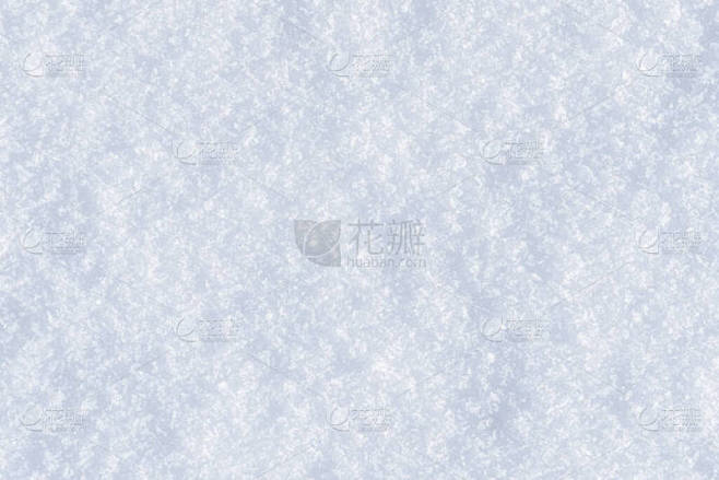 洁白洁白的雪白背景质感.新鲜的雪无缝纹理。雪地表面特写