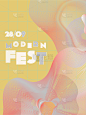 Music festival cover background.