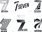 数字7,品牌名称,黑白图片,分离着色,白色,活力,创造力,有机食品,商务,布置