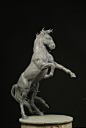 Horse, Patrick MASSON : My second horse
Sculpted in polymer clay (fimo) 
Height about 45mm 
2016 Commission for Arena Rex