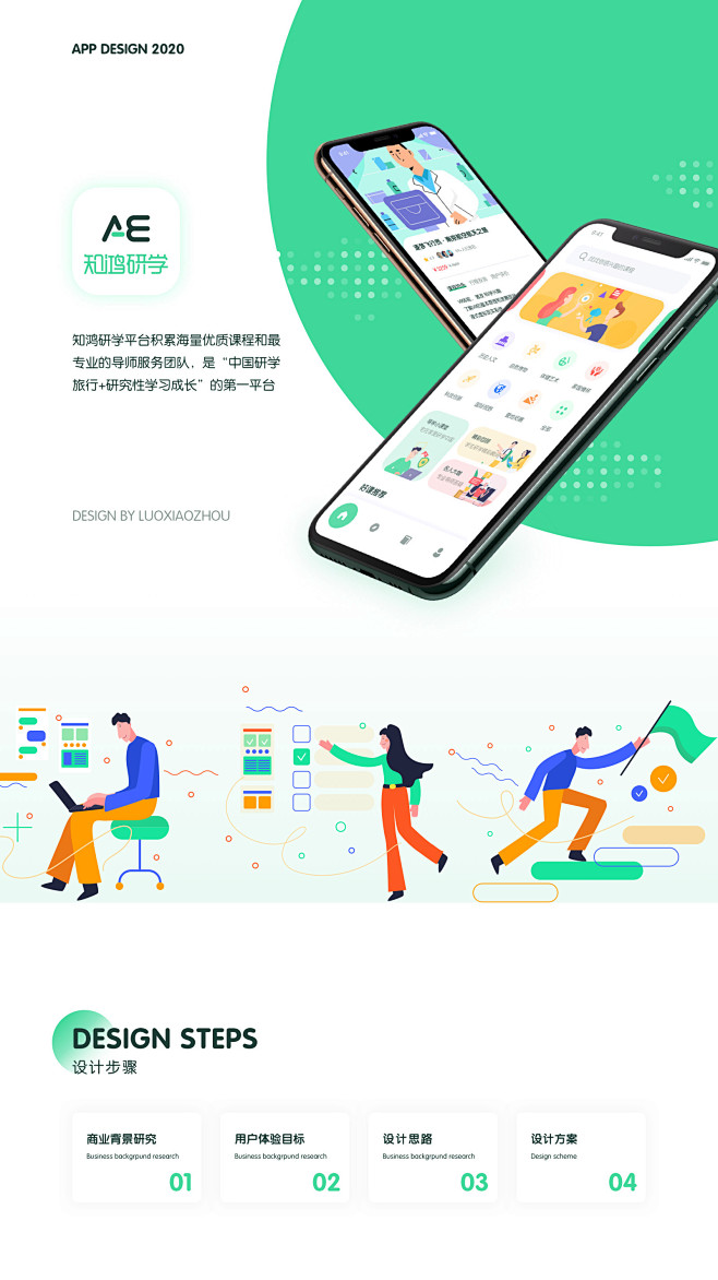 知鸿研学APP-UI中国用户体验设计平台