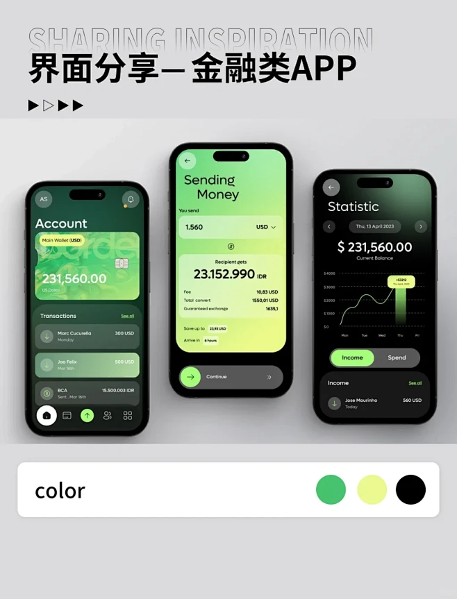 金融类APP界面设计｜UI设计灵感分享 ...