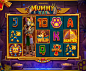 ILLUSTRATION  Game Art 2D spine slot slot game casino gambling game game design 