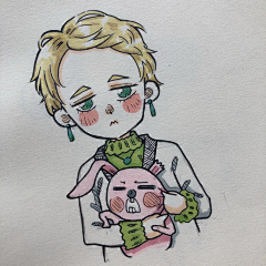 捂脸的boy采集到my drawing