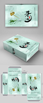 中国传统茶叶文化包装盒设计-众图网
