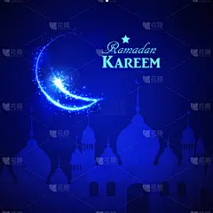 自然美,灵性,斋月,开斋节日,传统节日,背景,神,中东人,夜晚,新月形