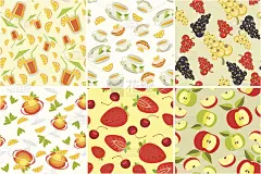 无光泽的背景与水果