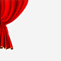 红色帘子高清素材 古典 古风 帘幕 简约 落幕 免抠png 设计图片 免费下载