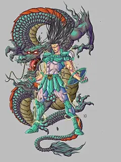 圣斗士五小强（北斗神拳）风格
