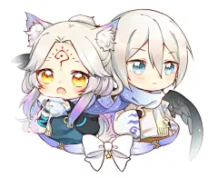 阴阳师手游 同人图 插画 壁纸 | 好冷好冷呀 | 半次元-第一中文COS绘画小说社区