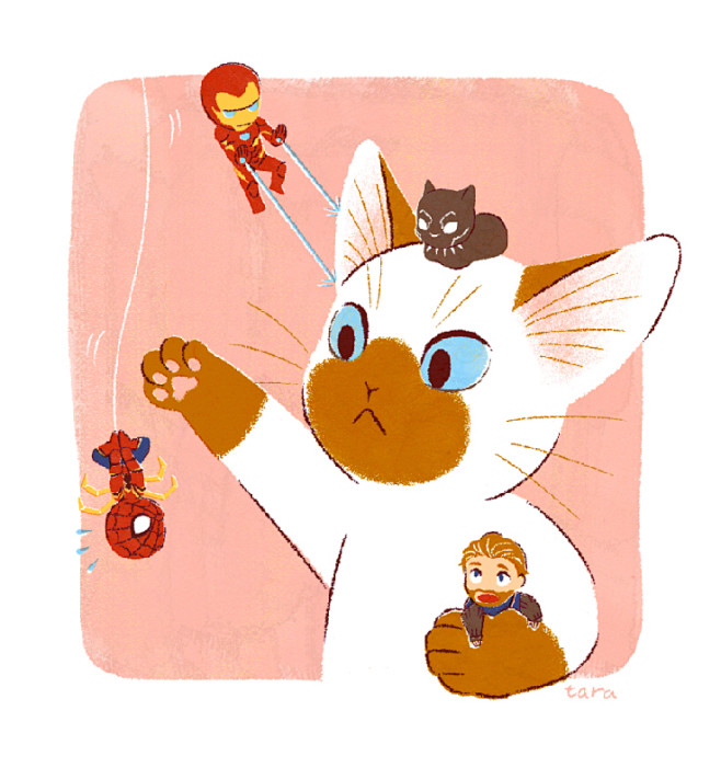 #猫 アベンジャーズとねこ - たら的插...
