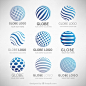 Collection of abstract modern logos