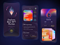 Nft App (onboarding+Profile+Details) trending details profile product design 3d ux visual minimal interface nft platform ui marketplace nft market cryptoart token crypto crypto currency nft app ethereum nft