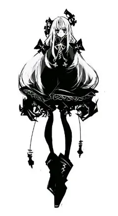 【分享贴】诡异黑白哥特风大师画风分享_手绘吧_百度贴吧