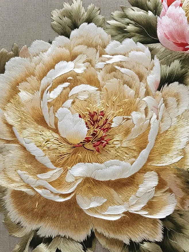 【苏绣】牡丹 花开富贵