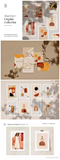 源文件 - 高级品牌40种现代抽象图形艺术矢量画廊东南亚人物元素场景（AI,EPS,PNG）_背景底纹_素材下载-乐分享素材网