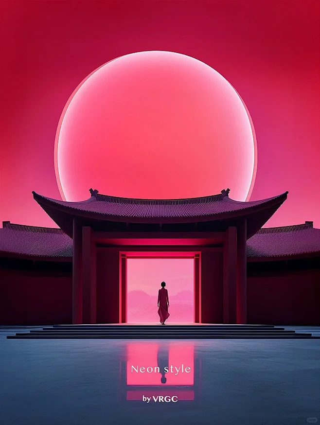 轻松拿捏｜midjourney霓虹风