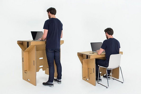 Refold 便携式硬纸板创意桌子设计