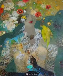 Elena Shlegel 的绘画没有受造型技巧的局限，而是突显个性鲜明的风格以及抒发强烈个人感情的主观表现。 ​​​ ​​​​