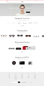 高科技DITTO光学眼镜太阳镜产品酷站！酷站截图欣赏-编号：101934